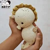 1PC Baby Nursing Cute Cartoon Crochet Sea Horse Pendant Rattle For Baby Mobile Pram Crib Ring Accessories Newborn Grasping Toys 1