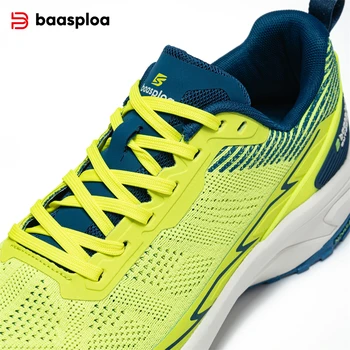 Baasploa Men Hiking Shoes Comfort Wear Resistant Outdoor Shoes Men Breathable Mesh Casual Sneakers Climbing Non-Slip Lace Up 6