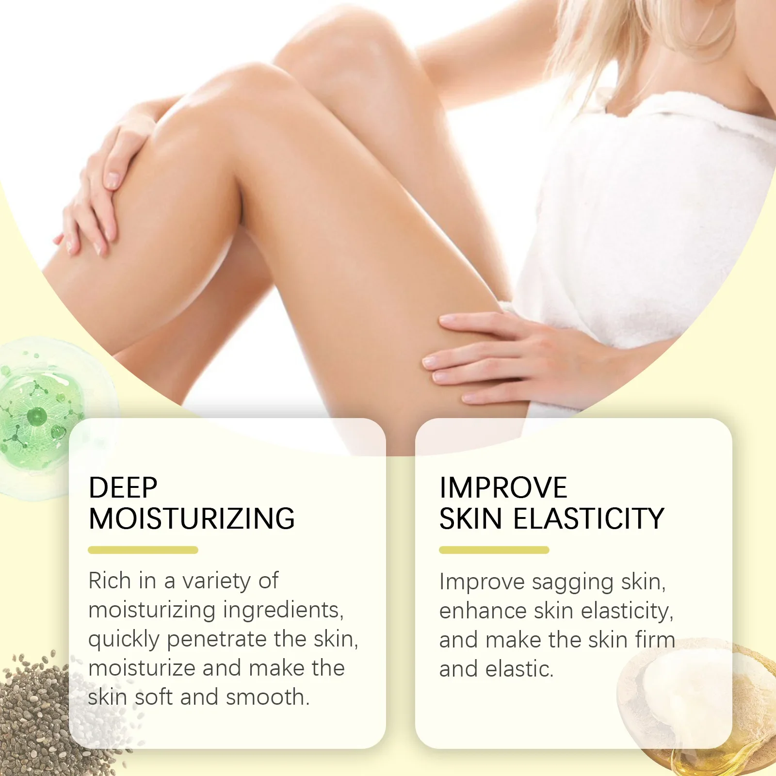 West & Month Moisturizing Firming Body Moisturizer Skin Massage Moisturizing Care Hydrating Moisturizing Firming Skin Beauty 2