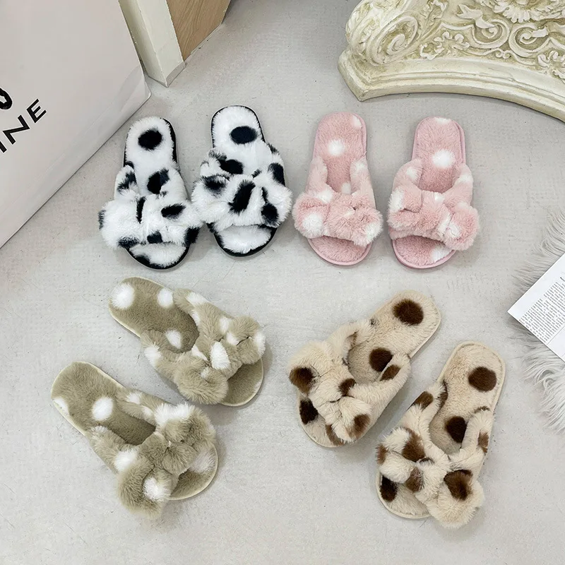 

Женские туфли в горошек, в Корейском стиле, с бантом