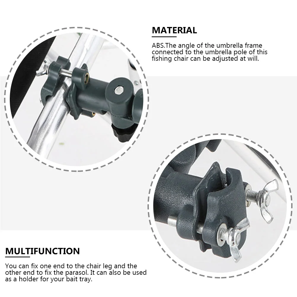 Umbrella Stand Chair Holder Mount Bracket Clamp Parasol Rod Rack Patio Deck Clip Clamps Connector Universal Bench Accessories