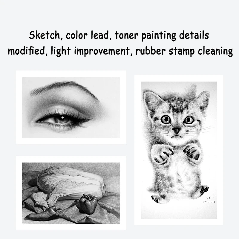 Faber - Castell Premium Soft Kneadable Eraser, Perfect for Art Painting, Design & Plasticine Stat - Ultra - Plastic Sketch Tool 3