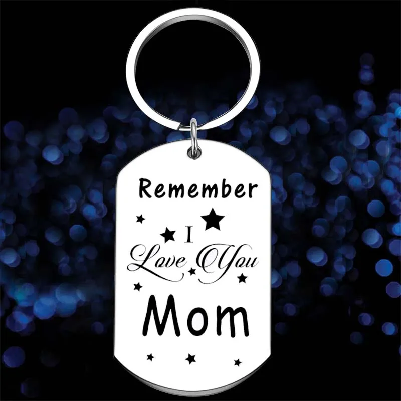 

Брелок для ключей с надписью «I Love You Mom»