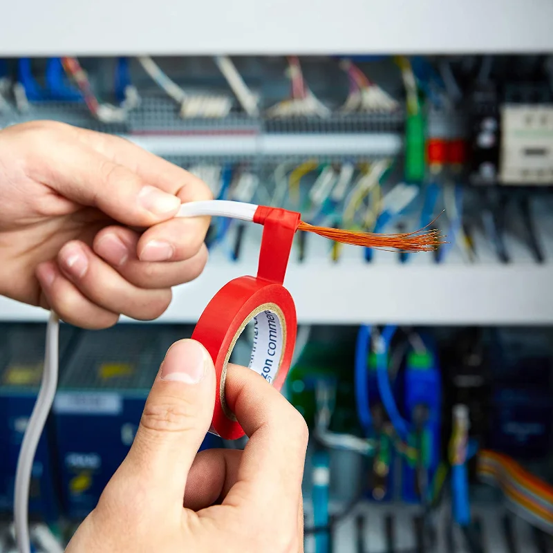 20 Fuß wetterbeständiges farbiges Isolierband. Färben Sie Ihre elektrische Verkabelung sicher mit PVC-Vinyl für den Innen- und Außenbereich, UL-gelistet bis 600 V – Detail 9