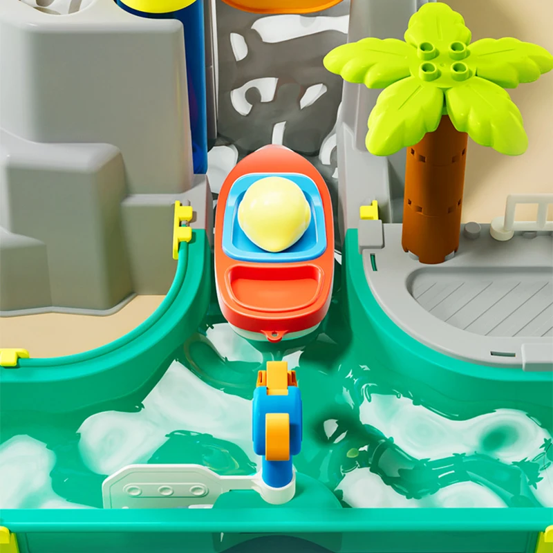 Kids Baby Toys Outdoor Water Table Toy Water Surfing Adventure Water Toys Fishing Toys Summer Parent-child Interaction Game 3