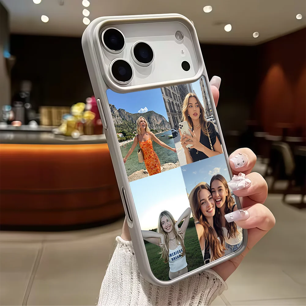 Personalized Transparent Photo Phone Case with Magnetic Shock Protection