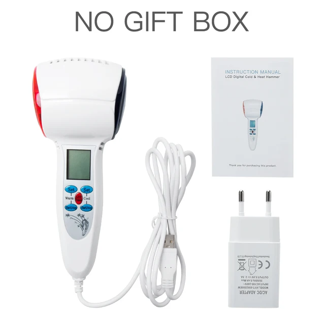 Ultrasonic Cryotherapy Hot Cold Hammer Facial Lifting Shrink Pore Massager Face Red Photon Ac Treatment Beauty Care_voghion.com