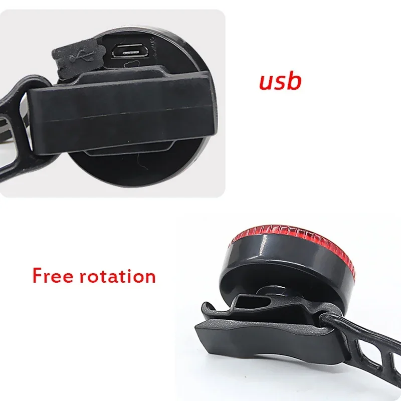 BUCKLOS Bike Taillight Brightness COB Mtb Rear Light Bicycle Night Riding Warnin