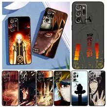 

Hot Cartoon Naruto Kakashi For Samsung Note 20 Ultra 10 Pro Lite 9 8 F52 F42 F22 M21 M60S M62 M31 M12 M32 Black Phone Case Capa