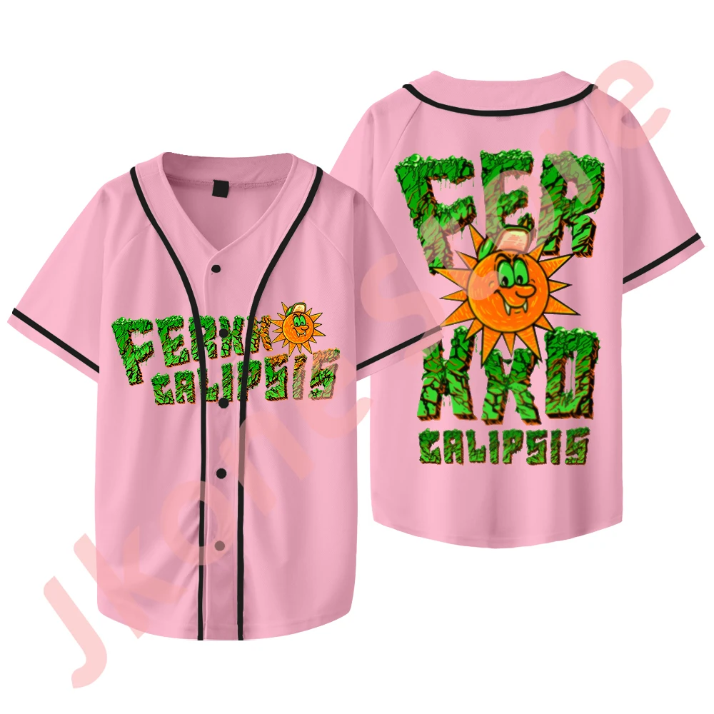 Feid Ferxxocalipsis Logo Merch Jersey Ferxxo Tour Baseball T-shirts Women Men Fashion Casual Short Sleeve Tee 6