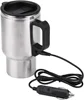Heated Travel Mug,  Tea Kettle,   Mug, 12V 450ml  In  Stainless Steel Travel Heating Cup Coffee Tea  Cup Mug Travel  Kettle for 3
