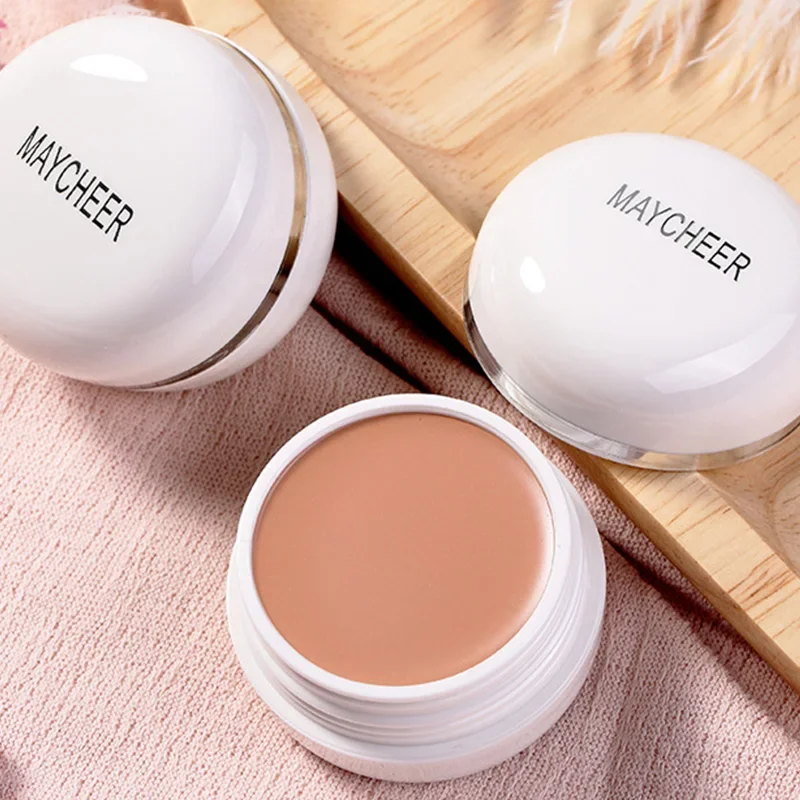 Concealer Foundation Cream Waterproof Lasting Deep Complexion Dark Circles Acne Marks Cover Spot Moisturize Face