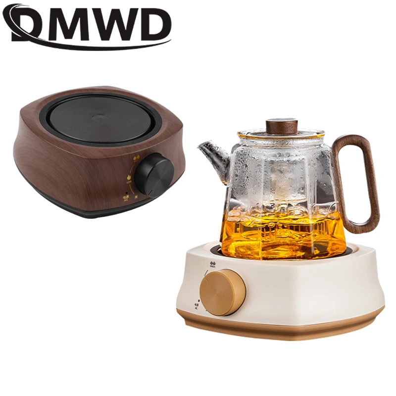 DMWD Mini Electric Stove Water Boiler Cooking Plate 500W Tea Pot Multifunctional Coffee Tea Heater Warmer Heating Furnace 220V