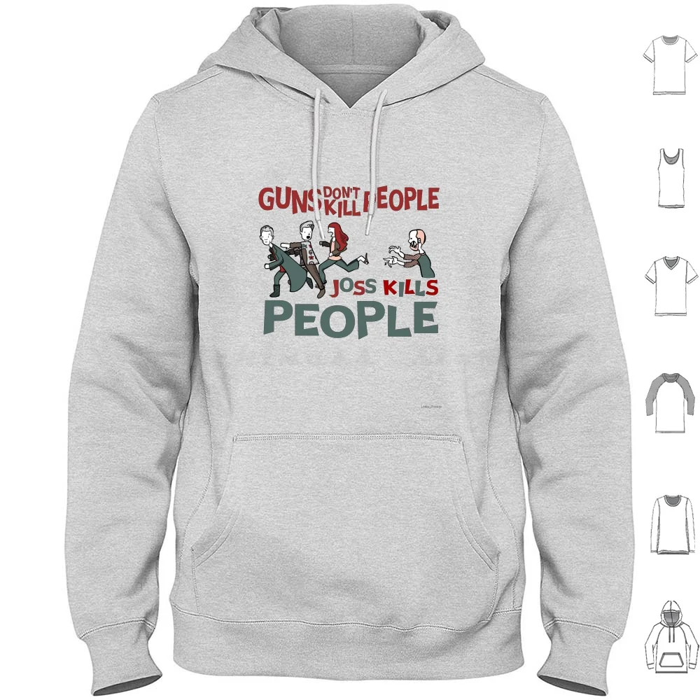 Joss Uccide Felpe Con Cappuccio Manica Lunga Joss Whedon Whedon Buffy Firefly Serenity Angel Dollhouse Orribile