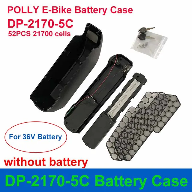 Alloggiamento Batteria 36V Reention Polly-DP-7 - Per 70 Celle 21700, Fai Da Te