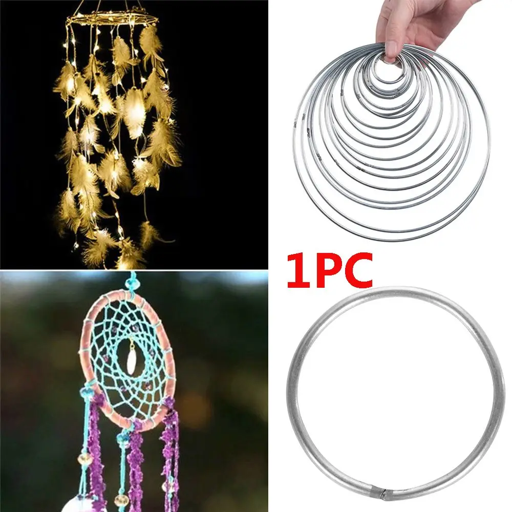 Multi-size Dreamcatcher Hoop Metallic Round Good Welded Dream Catcher DIY Dreamcatcher Ring Craft Hoop Accessories Home Decor