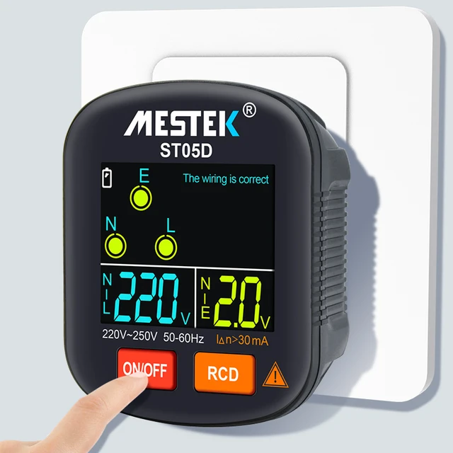 Multi-function electroscope for accurate voltage testing and polarity phase checks