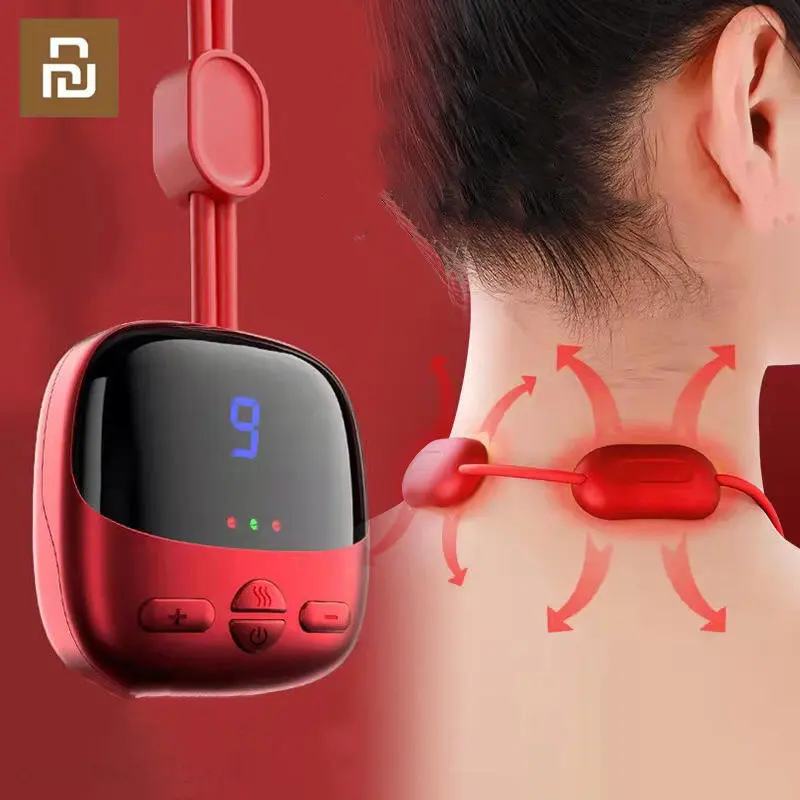 

Youpin Smart Hanging Neck Protector Protect Cervical Spine Massager Portable Mini Pulse Shoulder Cervical Massage Hot Compress