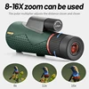 ASKCO 8-16X56 ED Glass Monocular Telescope SMC Coating Long Range IPX7 Zoomable BAK4 Portable Anti shake Binoculars for Hunting 1