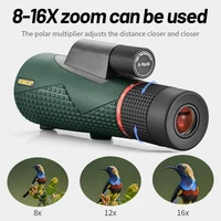 ASKCO 8-16X56 ED Glass Monocular Telescope SMC Coating Long Range IPX7 Zoomable BAK4 Portable Anti shake Binoculars for Hunting 1