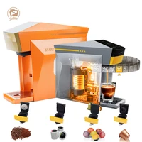 icafilas 4 in 1 Multiple Capsule Coffee Machine Dolce Gusto Cappuccino Nespresso Small Pods KCUP Ground Coffee Tea Cafeteria 1