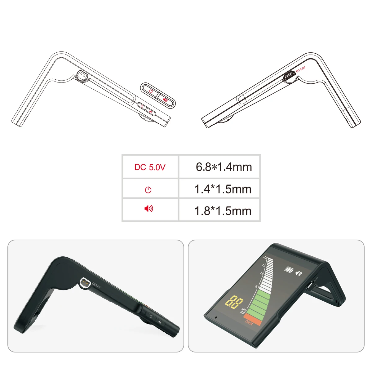 AZDENT Dental Endo Apex Locator LCD Wurzelkanal Messgeräte Tragbare endodontische Messung Zahnarzt Instrument – Detail 26