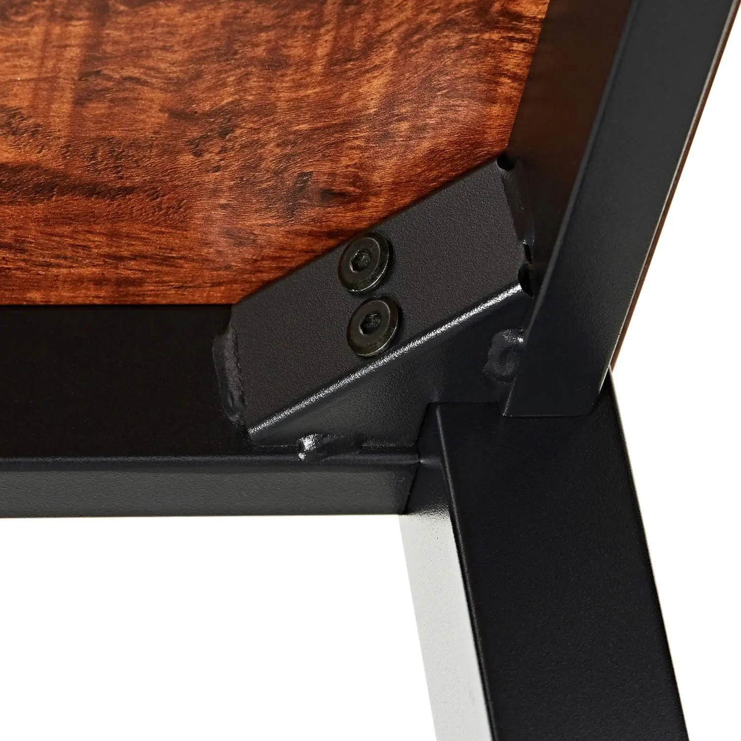 63 Inch Computer Desk, Home & Office PC Laptop Study Writing Table Workstation with Leg Bars, Modern Simple Industrial Style