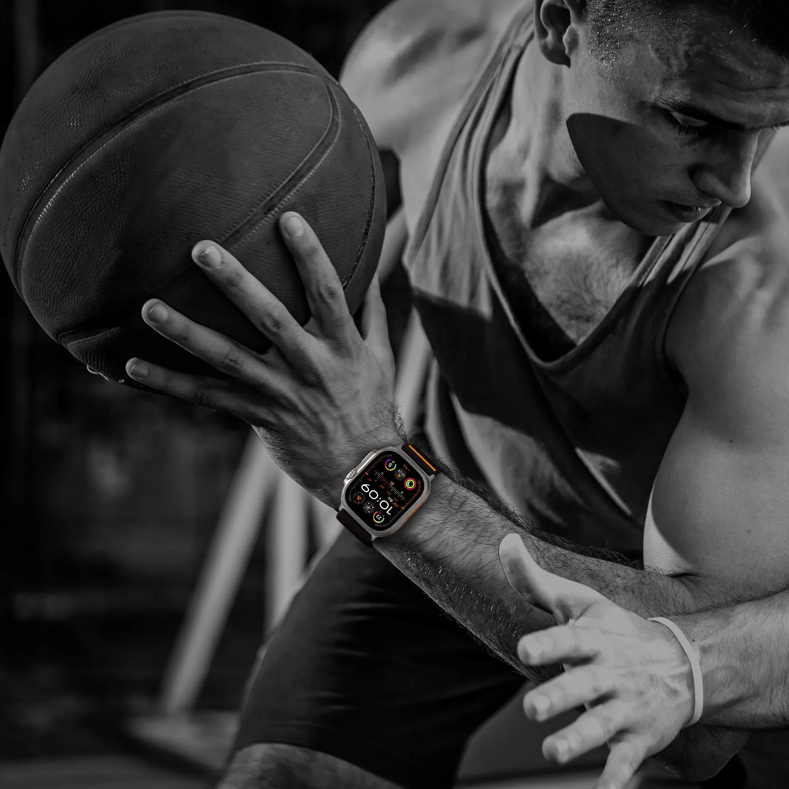 Breathable Nylon Loop Strap for Smartwatch - Adjustable & Comfortable Wristband