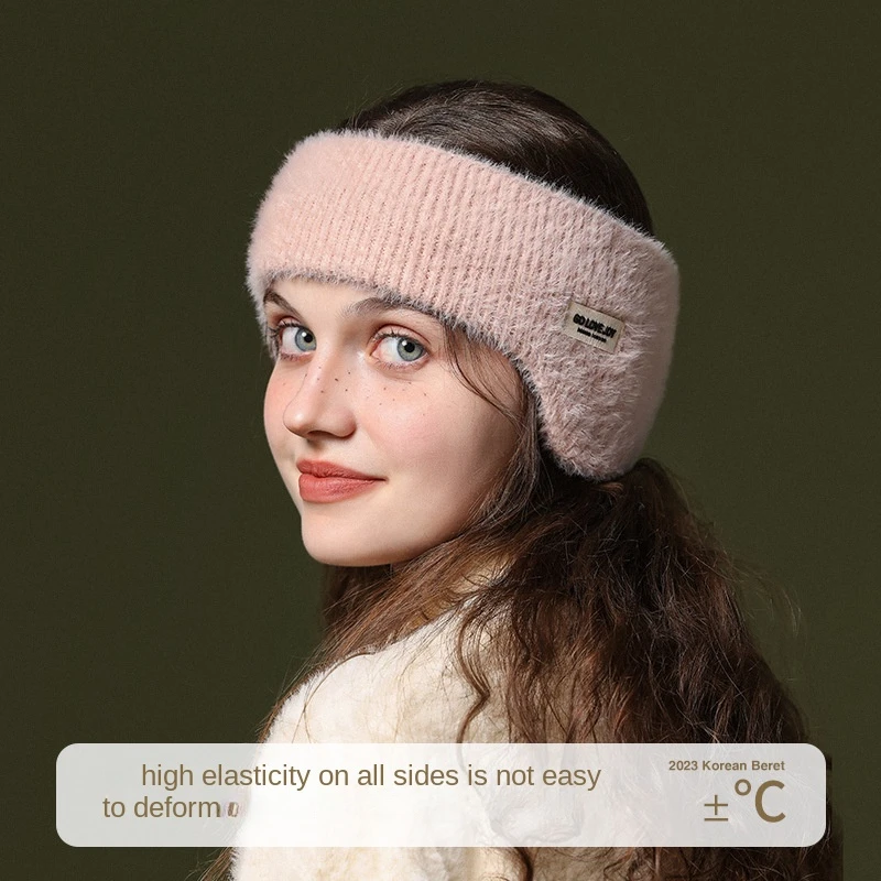Winter Ear Warmer Earmuffs Headband Cute Hair Bands Outdoor Skiing Sport Thick Hairband For Women Men Headscarf Hair Accessories