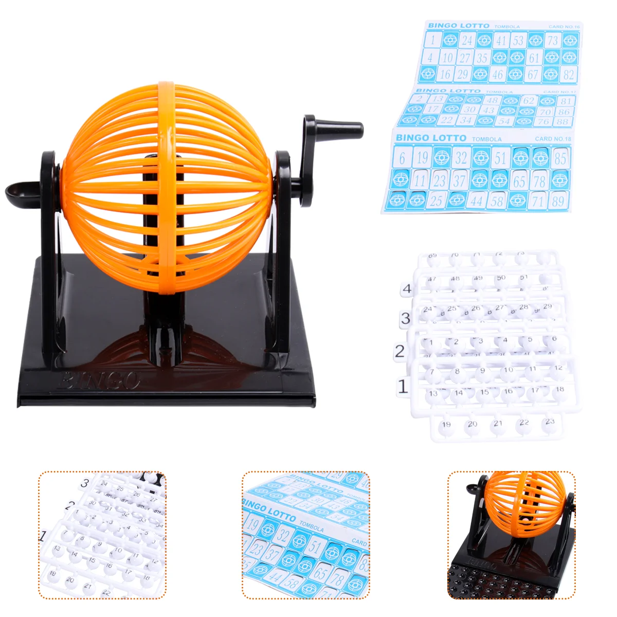 1pc Kids Bingo Machine Bingo Game Set Bingo Game for Toddlers Bingo Game for Kids Bingo Lotto Game Set Bingo Game Machine