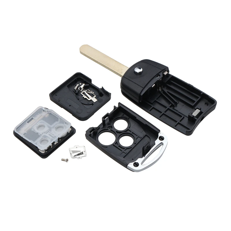 3 Buttons Car Remote Flip Key Fob Case Shell Upgrade For Honda For Civic Accord Jazz CRV Car Key Fob Remote Control