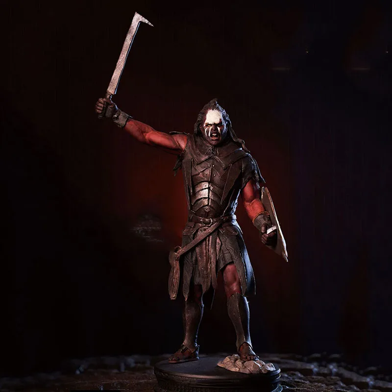 

In Stock Asmus Toys LOTR8IN003 Collectible Strong Orc Lurtz Model 8 Inches Full Set Action Figures Dolls For Fans Holiday Gifts