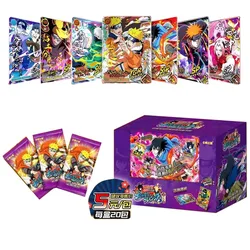Cartas de Narutoes para niños, cartas de papel de One Games, colección de personajes periféricos de Anime, juguete de cartas de juego de regalo para niños