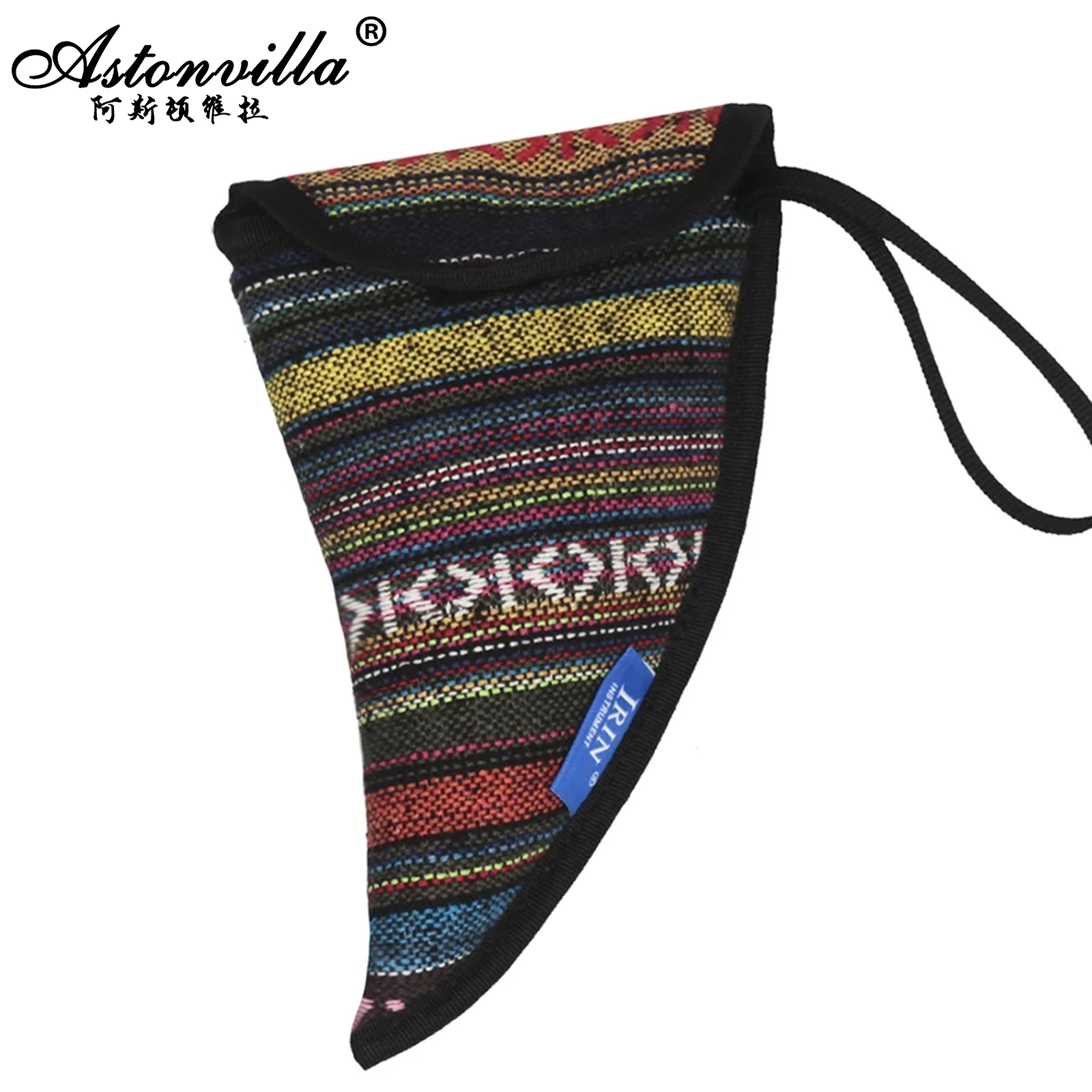 12 Holes Ocarina Bag Waterproof Carrying Ethnic Wind Ceramic Flute Bag Protective Triangle Cloth Accessories