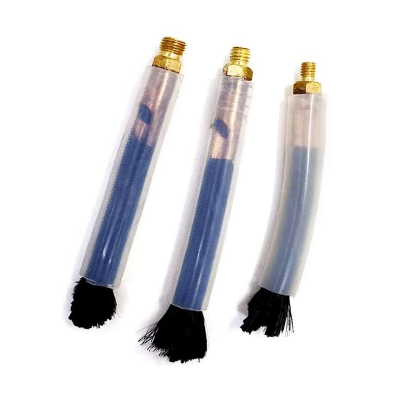 3PCS Copper Head Weld Brushes For Weld Seam Bead Joint Cleaning Polishing Machine Welding Seam Cleaner M6/M8/M10