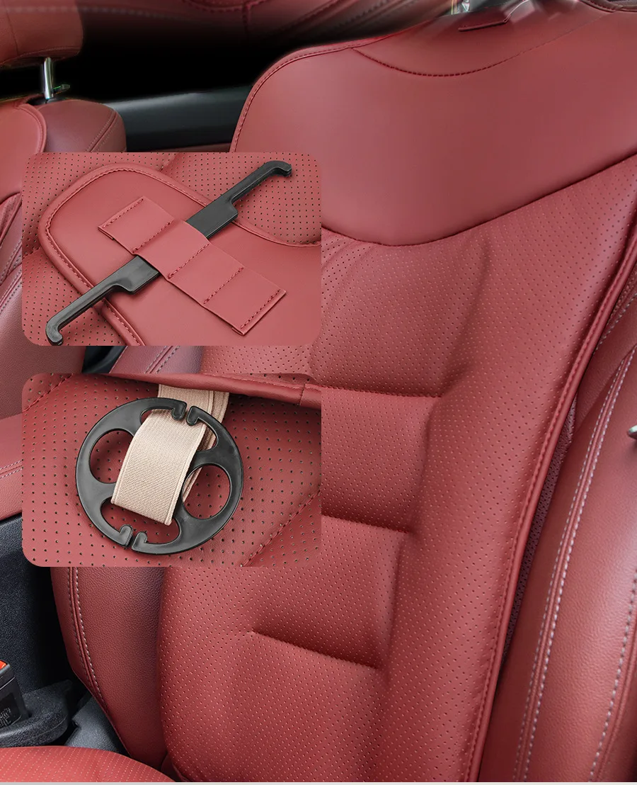 Suitable Seat Cushion Rear Integrated Main Driving Single-piece Ventilated Four-season Cushion Universal Anti-fouling Leather