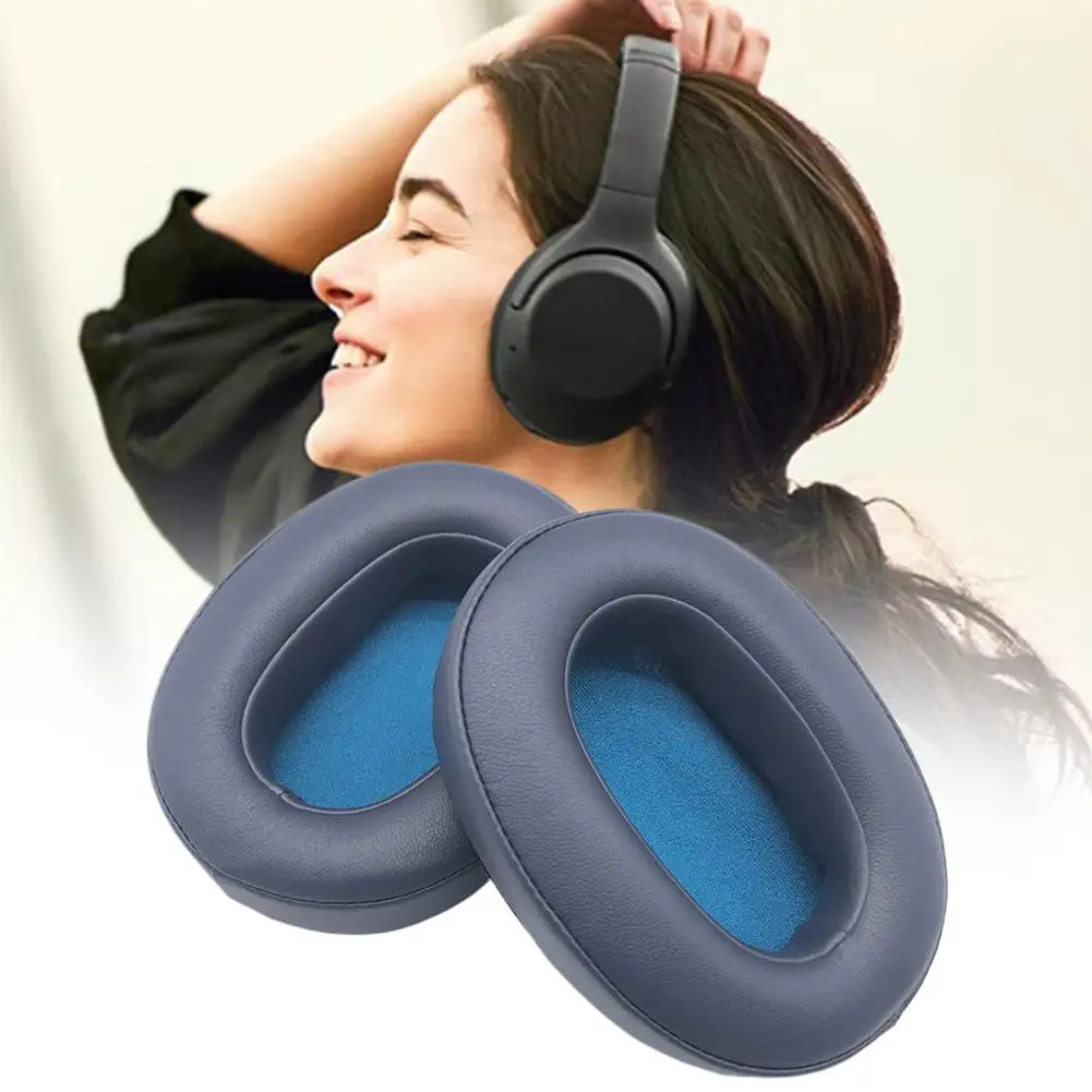 Premium Leather Ear Cushion Covers for Over-Ear Headphones - Enhanced Comfort & Style