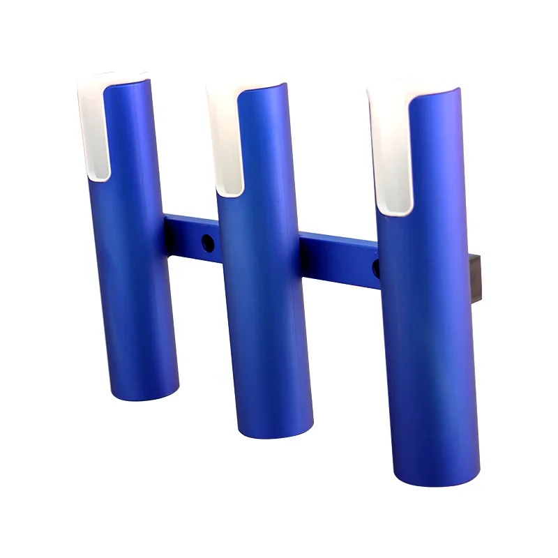 Aluminium 4 Link 3 Tube Fishing Rod Holder For Marine Boat Yacht RV