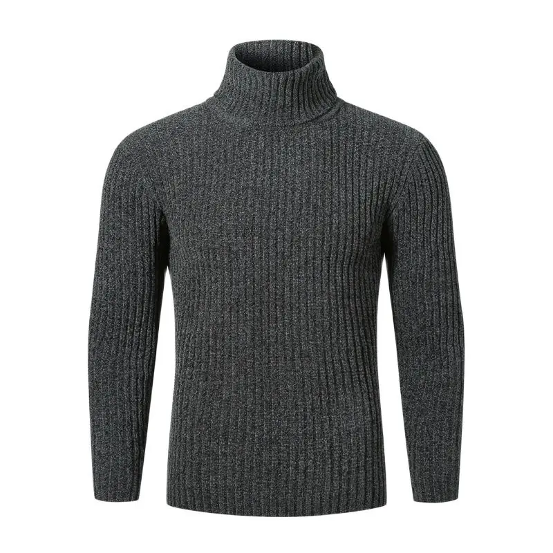 

Winter Sweater Men Turtleneck Sweater Men Pullovers Fashion Warm Knitted Turtleneck Sweaters Casual Male Slim Fit Pullovers