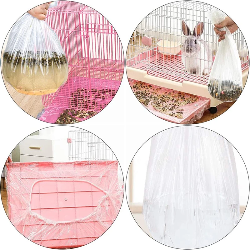 10Pcs Small Animals Clean Cage Cover Rabbit Cage Liners Disposable