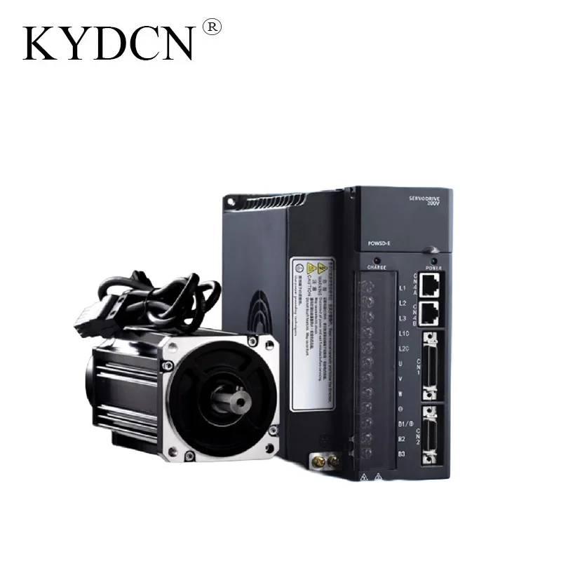 2.0KW 130 Serise Servo Motor Set 7.7N.m AC220V 2500RPM With A Servo Motor Driver For CNC Router