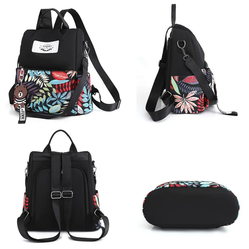 Design a tinta unita 2023 Nuovo zaino da donna Designer di lusso Zaino antifurto da donna in pelle di alta qualità Borsa da studente Bolsos_voghion.com