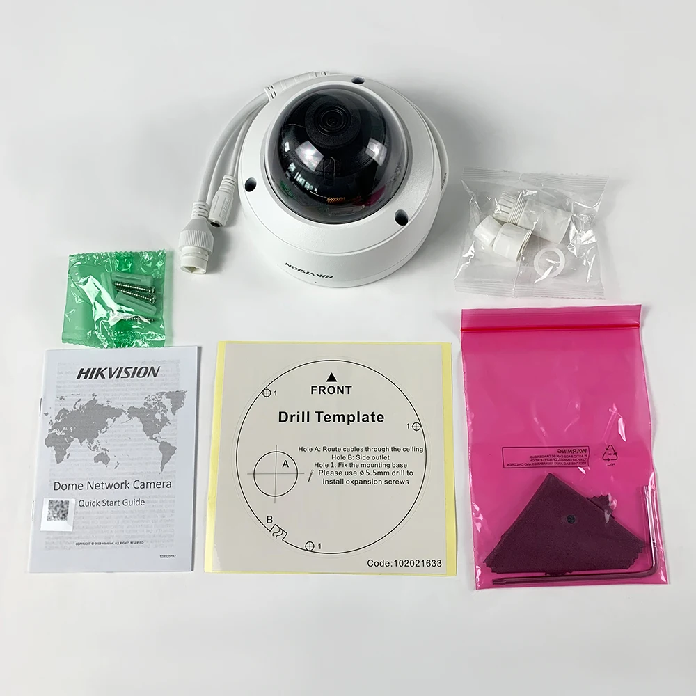 Hikvision Ds-2Cd2187G2H-Lisu Smart Hybrid Light Con Colorvu 8Mp Ip Dome Camera Ir Support Onvif Poe