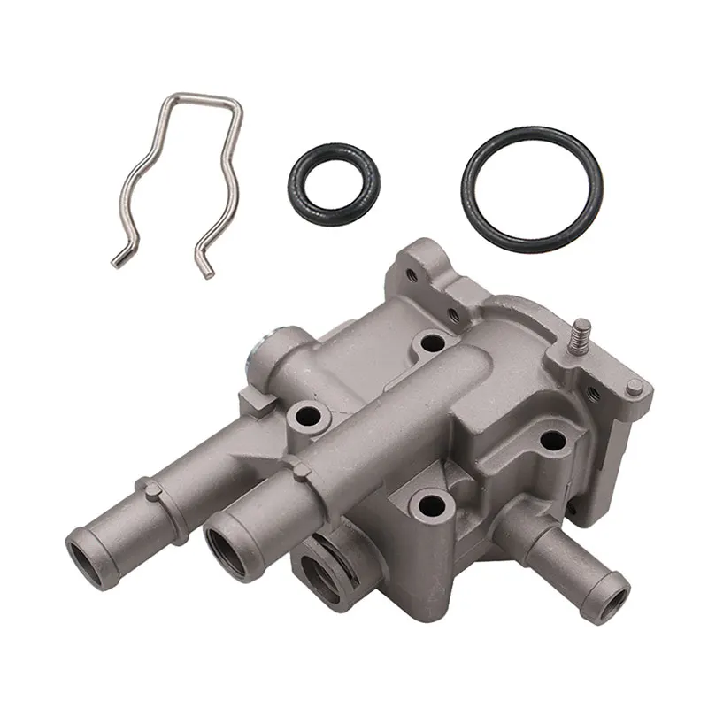 Aluminum Engine Cooling Thermostat Housing Cover Assembly thermostat housing cover for Chevrolet Cruze Sonic Aveo 25191992 55579951 96984104 96984103
