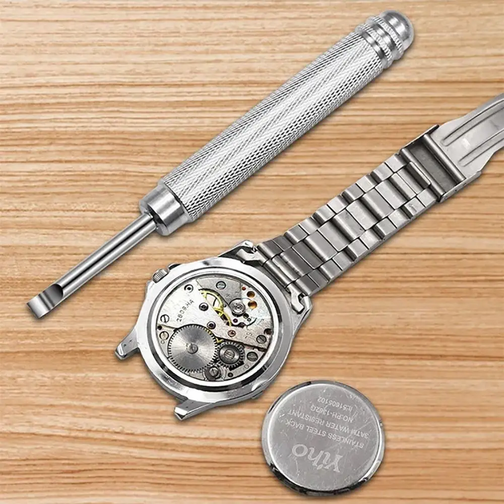 Watch Back Case Opener Metal Repair Pry Tool Press Battery Change Back Case Remover Screw 1Pcs