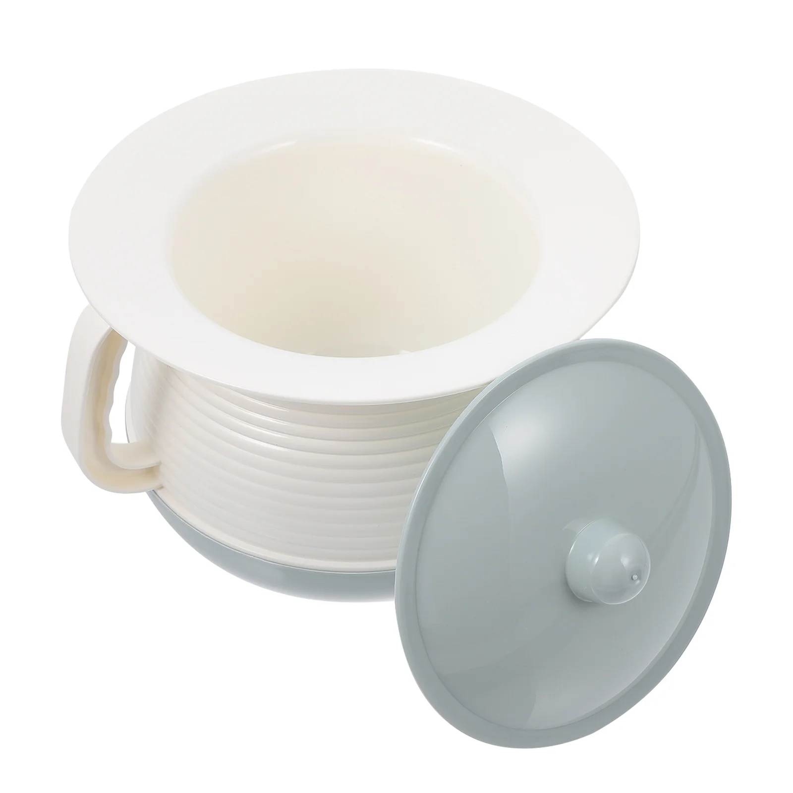 

Pee Pot Toddler Potty Spittoon Urinal with Lid Kids Covered Toilet for Miss Car
