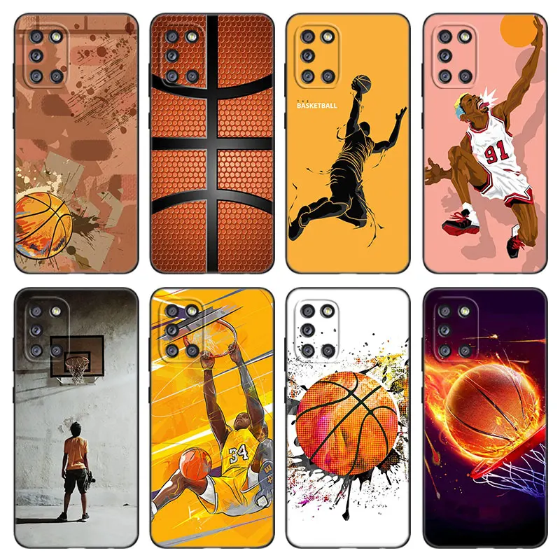 Basketball Basket Number Phone Case For Samsung Galaxy A11 A30 A40 A41