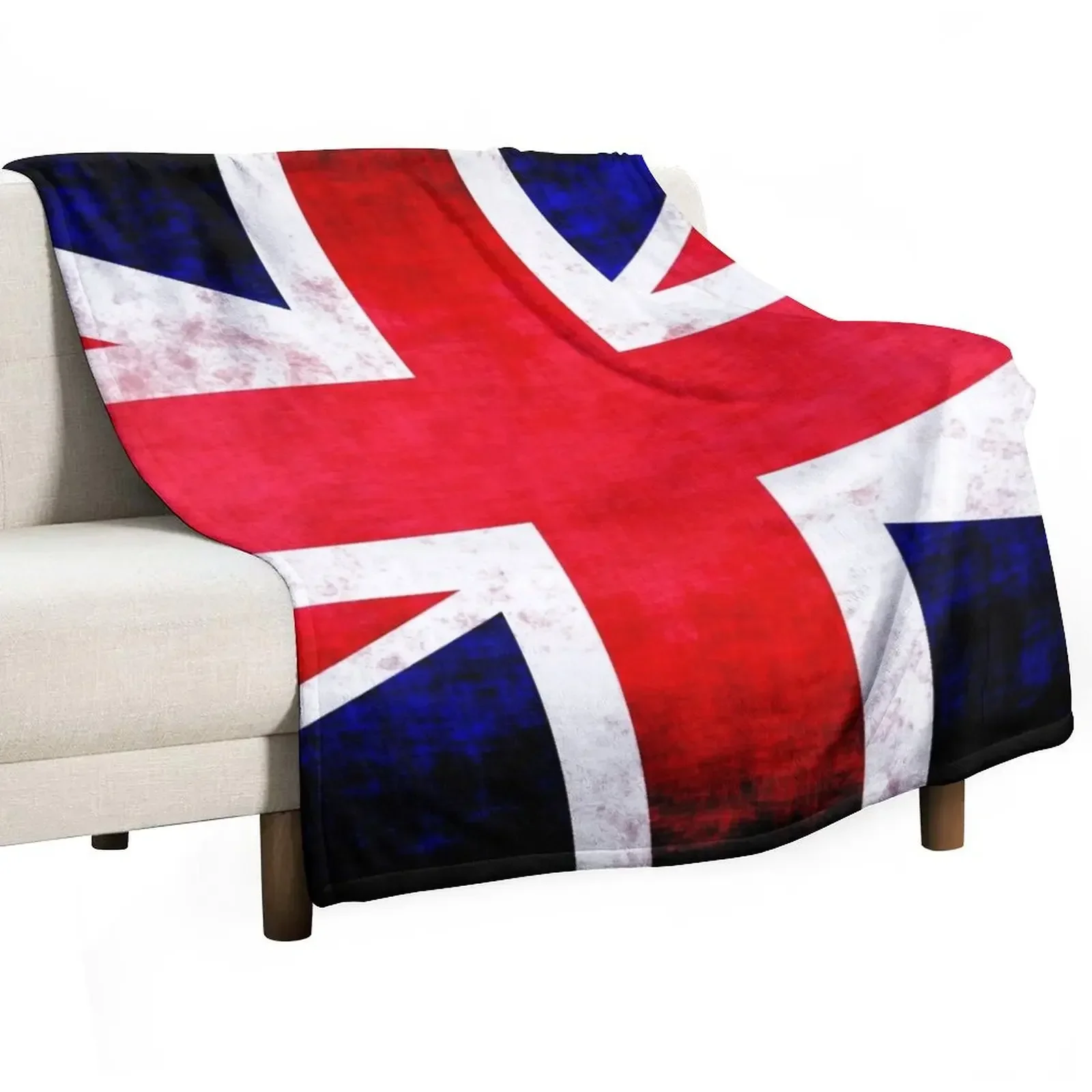 

Large Vintage Union Flag Throw Blanket manga Thermal Thins Soft Beds Blankets