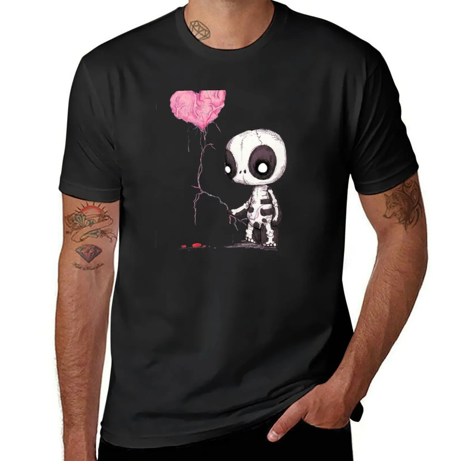 

Heart Strings T-Shirt quick drying oversizeds shirts graphic tees sublime men clothings