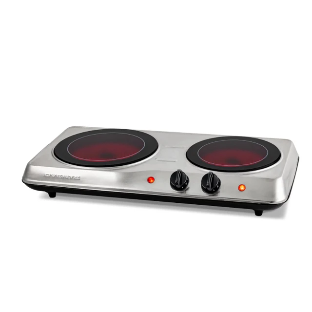 Electric Hotplate - Double Burner - 1700 watts - Wholesale Portable Stoves